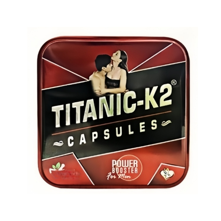 泰坦K2膠囊Titanic K2 改善勃起早洩 增強性欲 天然草本配方（6粒/盒)